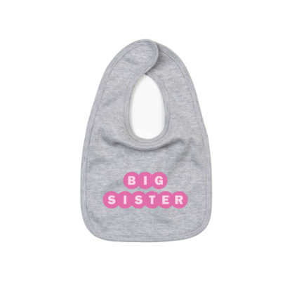 Big Sister Personalised Baby Bib - Image 4