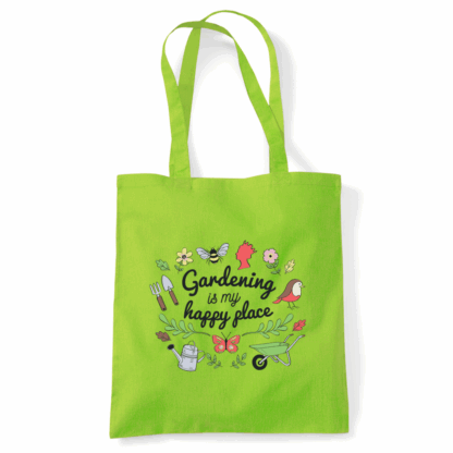 Gardening is my Happy Place Tote Bag - Image 28