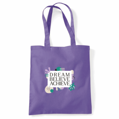 Dream Believe Achieve Tote Bag - Image 24