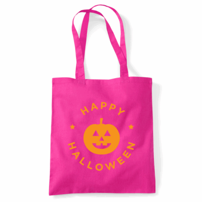 Happy Halloween Pumpkin Personalised Tote Bag - Image 26