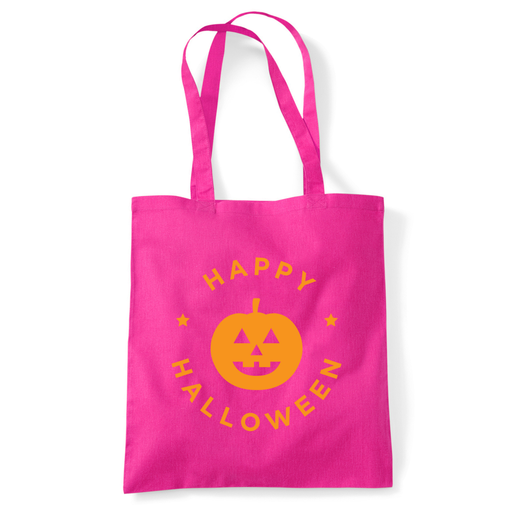 Happy Halloween Pumpkin Personalised Tote Bag - Image 26
