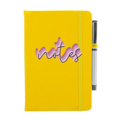 Notes Personalised Notebook with Pen - Image 7