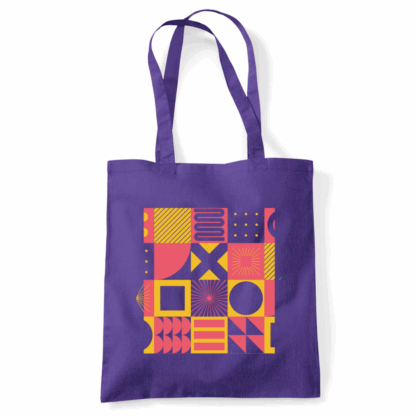 Square Patterns Tote Bag - Image 12