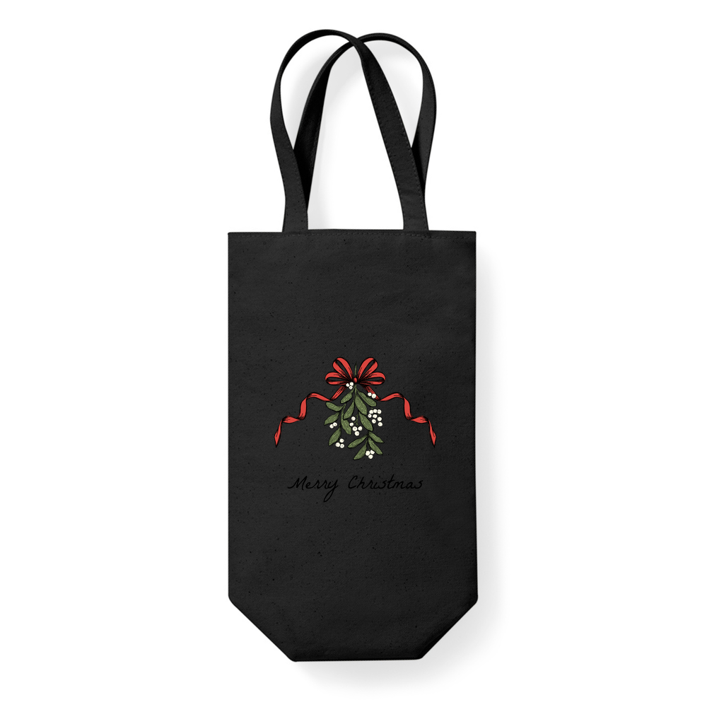 Merry Christmas Fairtrade Wine Bottle Bag - Image 5