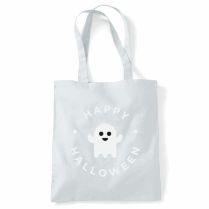 Happy Halloween Ghost Personalised Cotton Tote Bag - Image 46