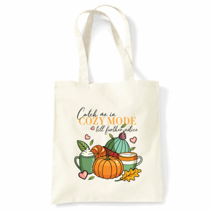 Cozy Mode Natural Cotton Tote Bag