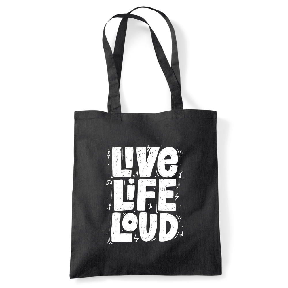 Live Life Loud Tote Bag - Image 11