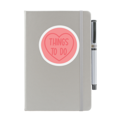 Things To Do Personalised Notebook with Pen - Image 11