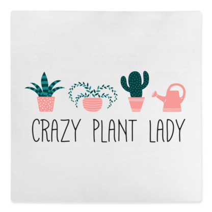 Crazy Plant Lady Personalised Canvas Cushion - Image 4