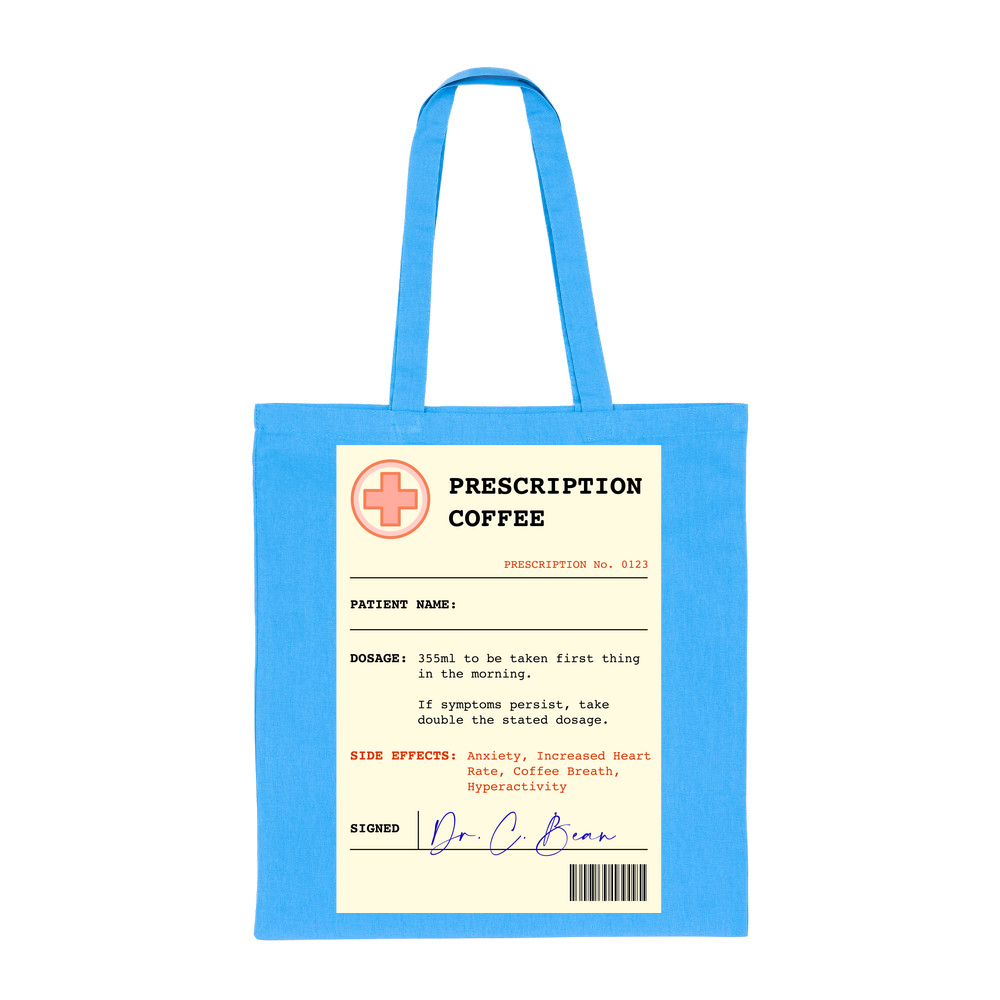 Coffee Prescription Personalised Tote Bag - Image 6