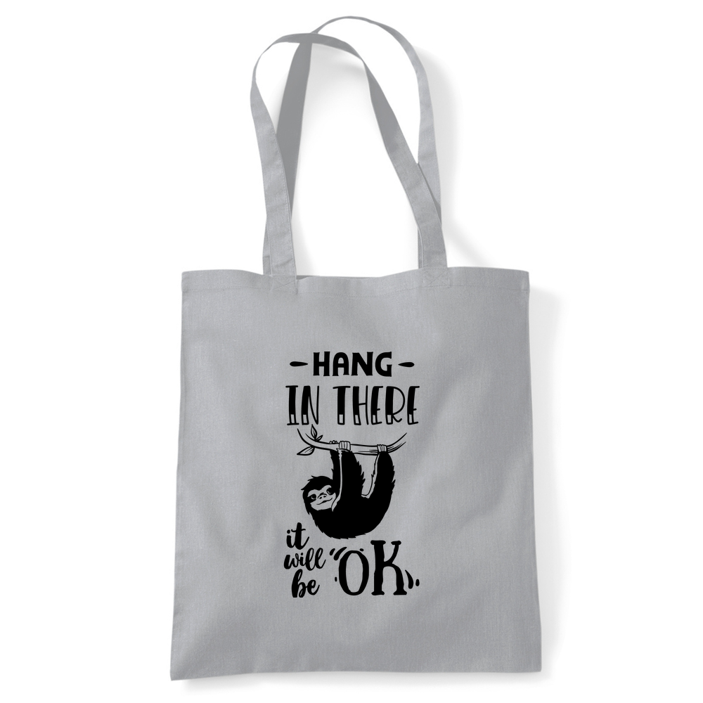 Hang In There Sloth Tote Bag - Image 16