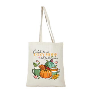 Cozy Mode Natural Cotton Tote Bag