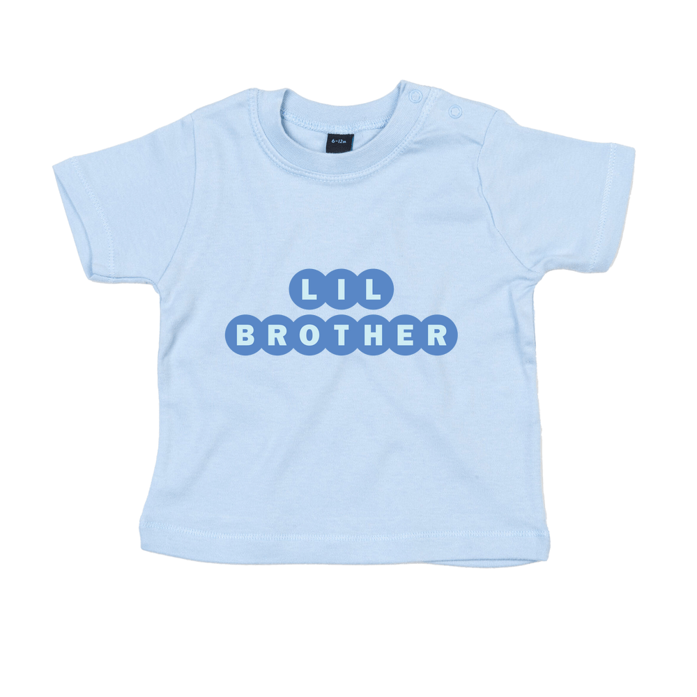 Lil Brother Personalised Baby/Toddler T-Shirt - Image 2