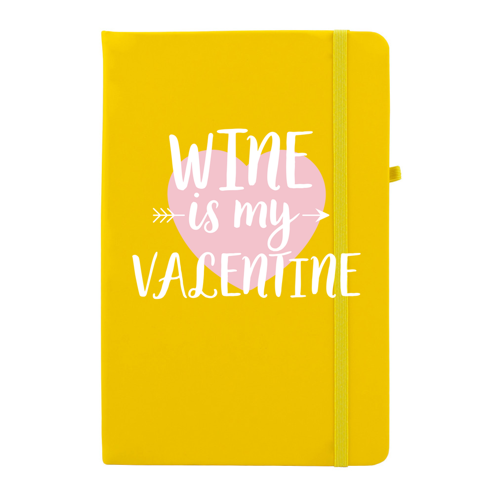 Wine Is My Valentine Soft Feel Notebook - Image 11