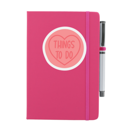 Things To Do Personalised Notebook with Pen - Image 3