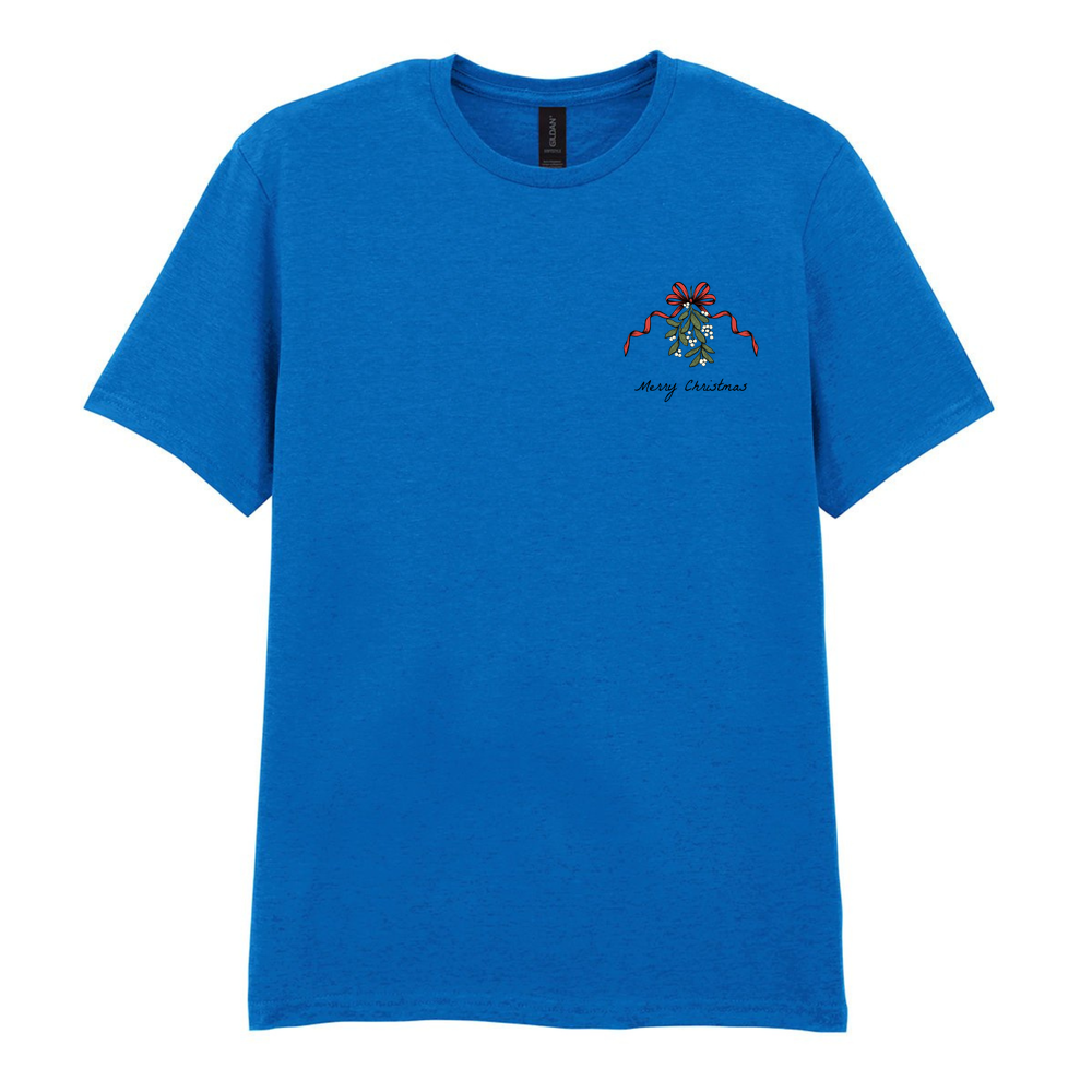 Merry Christmas Mistletoe Cotton T-Shirt - Image 14