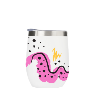 Abstract Lines Metal Drinks Tumbler