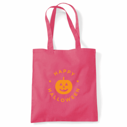 Happy Halloween Pumpkin Personalised Tote Bag - Image 29