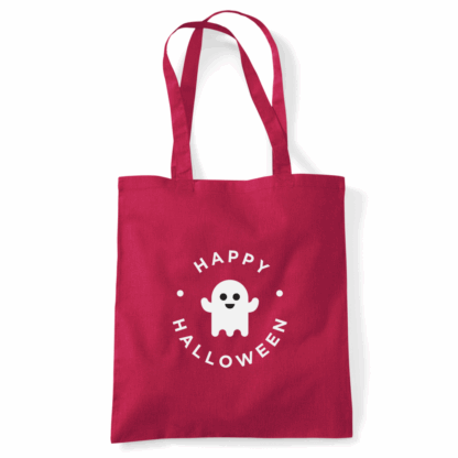 Happy Halloween Ghost Personalised Cotton Tote Bag - Image 32