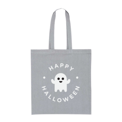 Happy Halloween Ghost Personalised Cotton Tote Bag - Image 4