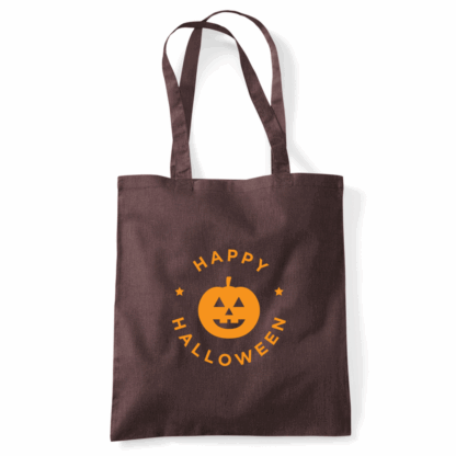 Happy Halloween Pumpkin Personalised Tote Bag - Image 49