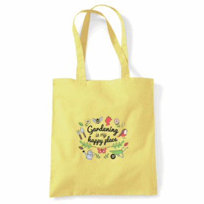 Gardening is my Happy Place Tote Bag - Image 26