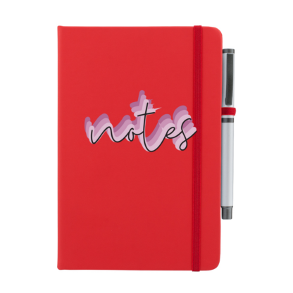 Notes Personalised Notebook with Pen - Image 4