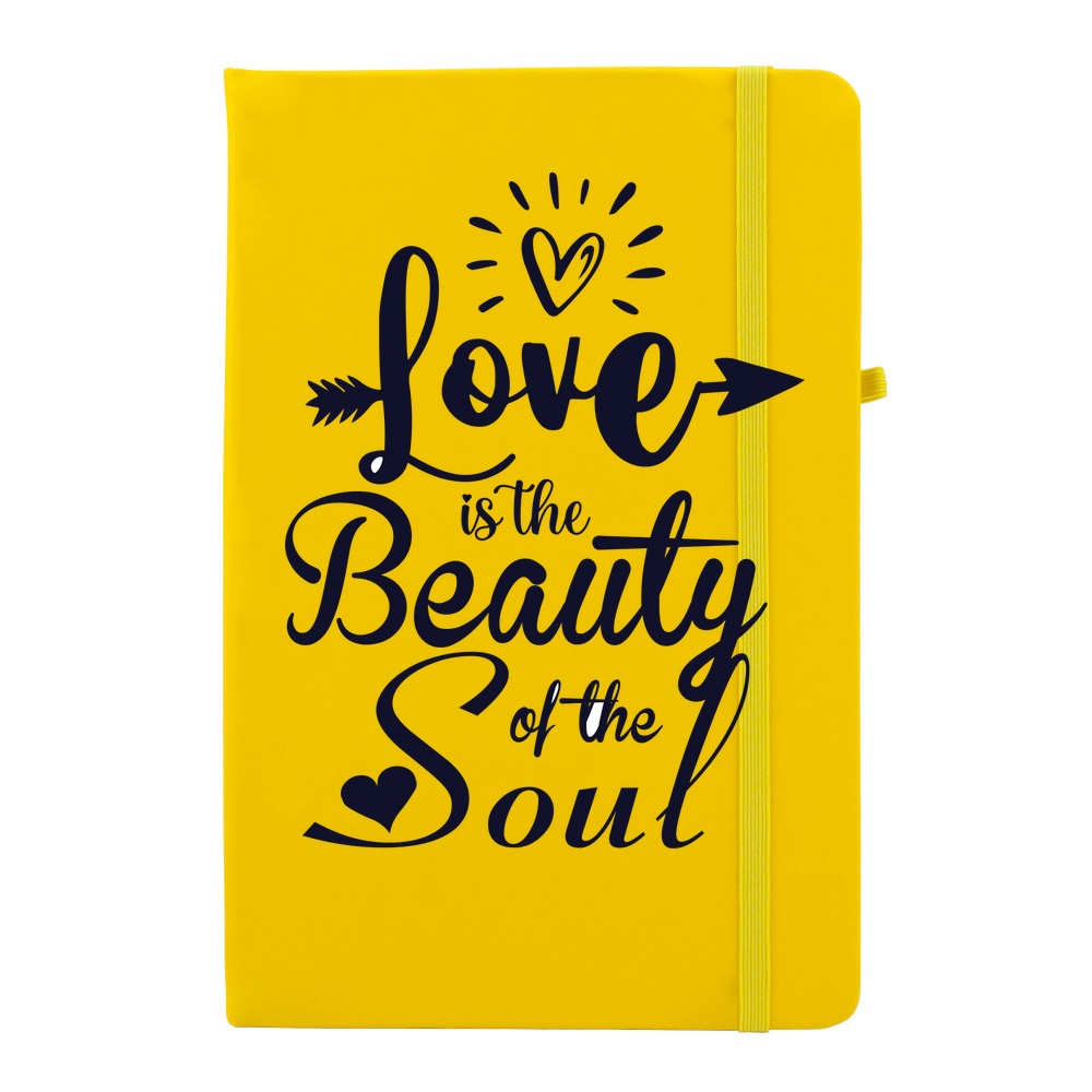 Love Is The Beauty Of The Soul Personalised Soft Feel Notebook - Image 13