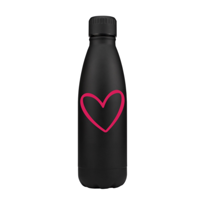 Heart Outline Personalised Metal Bottle - Image 2