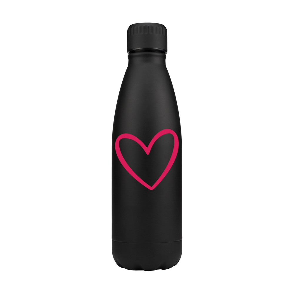 Heart Outline Personalised Metal Bottle - Image 2