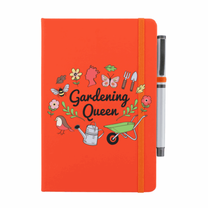 Gardening Queen Personalised Notebook with Pen - Image 13
