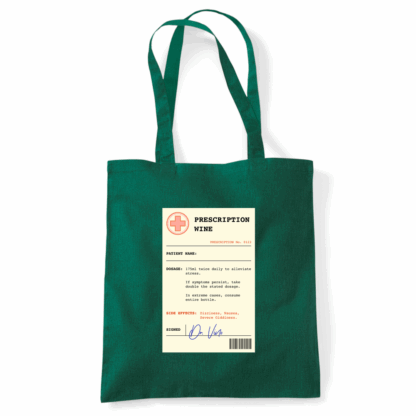 Wine Prescription Personalised Tote Bag - Image 40