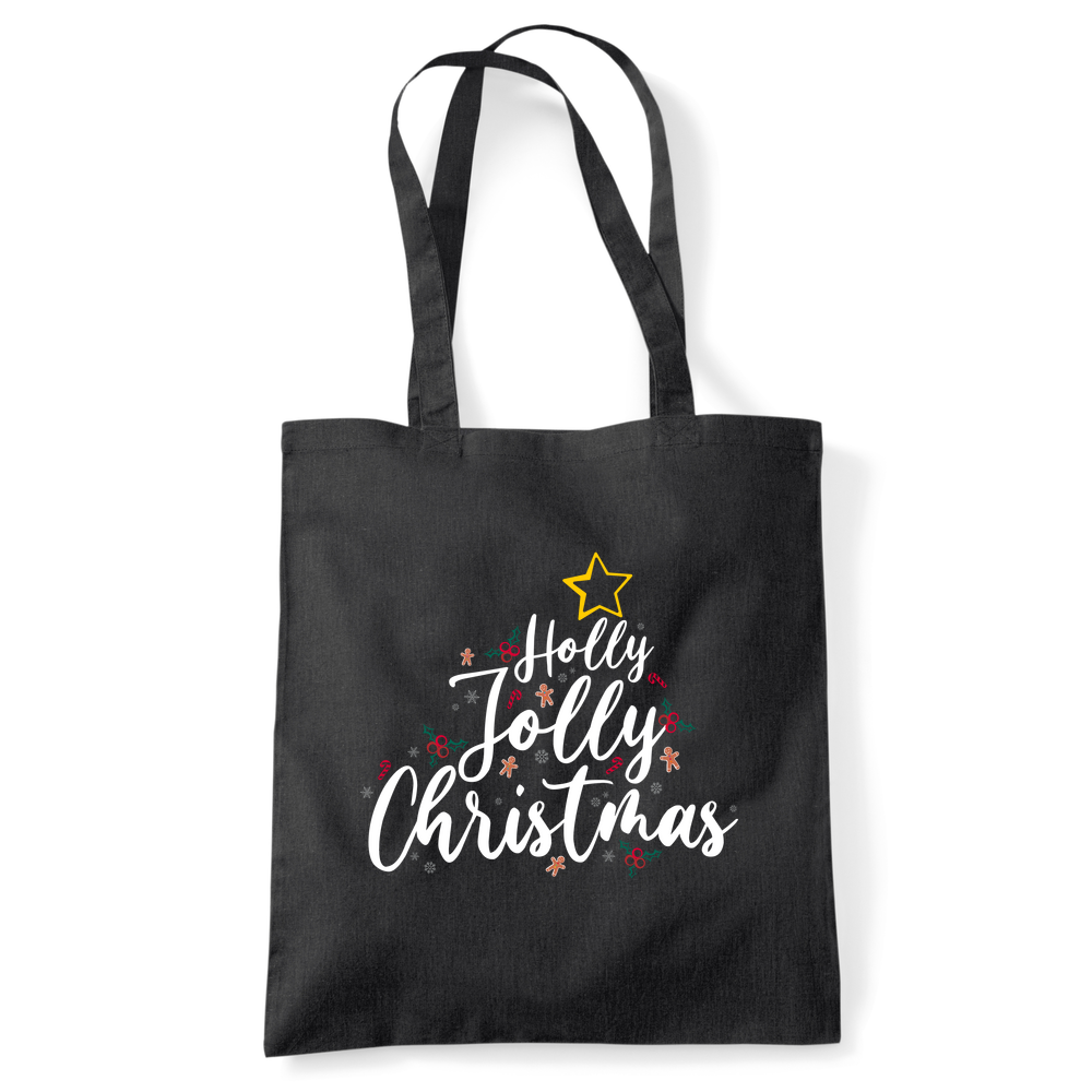 Holly Jolly Christmas Tote Bag - Image 2