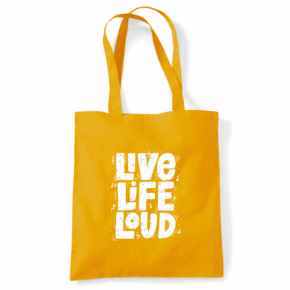Live Life Loud Tote Bag - Image 35