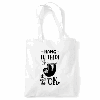 Hang In There Sloth Tote Bag