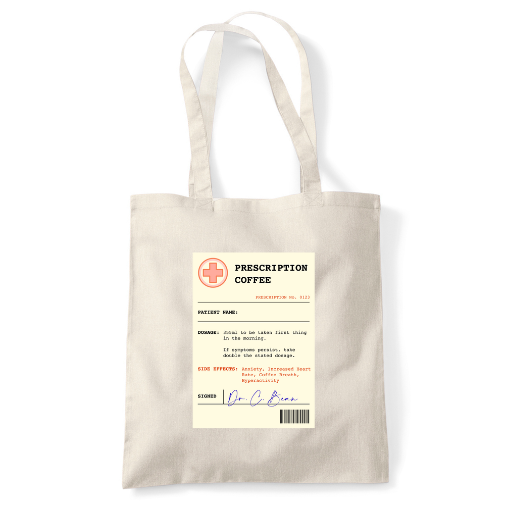 Coffee Prescription Personalised Tote Bag - Image 4