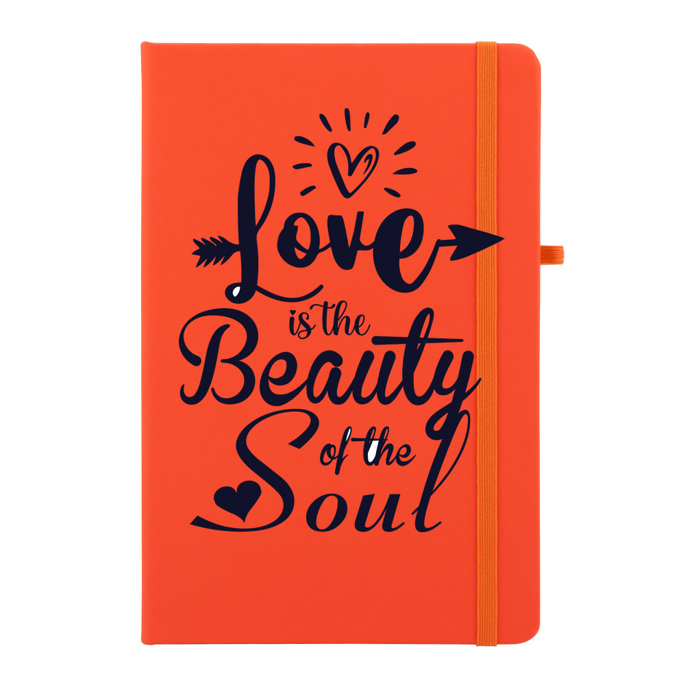 Love Is The Beauty Of The Soul Personalised Soft Feel Notebook - Image 12