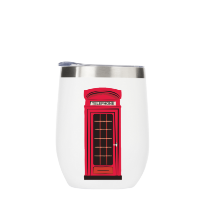 Telephone Box Metal Drinks Tumbler