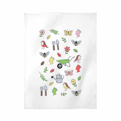 Gardening Personalised Tea Towel