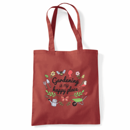 Gardening is my Happy Place Tote Bag - Image 36