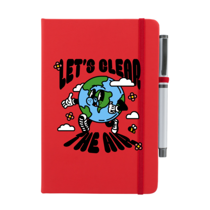 Lets Clear The Air Personalised Notebook with Pen - Image 8