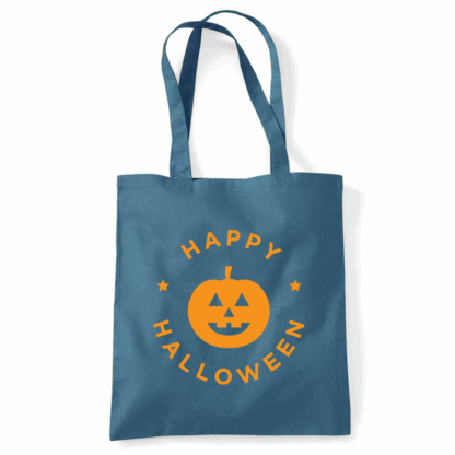 Happy Halloween Pumpkin Personalised Tote Bag - Image 12