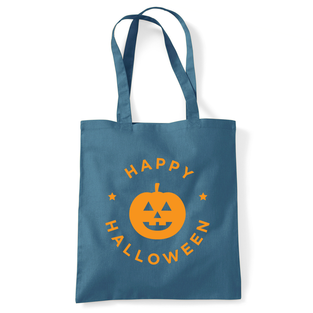 Happy Halloween Pumpkin Personalised Tote Bag - Image 12