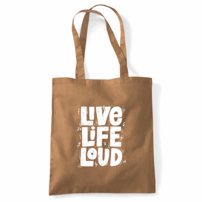 Live Life Loud Tote Bag - Image 48