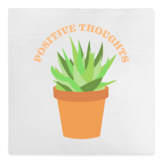 Positive Thoughts Canvas Cushion