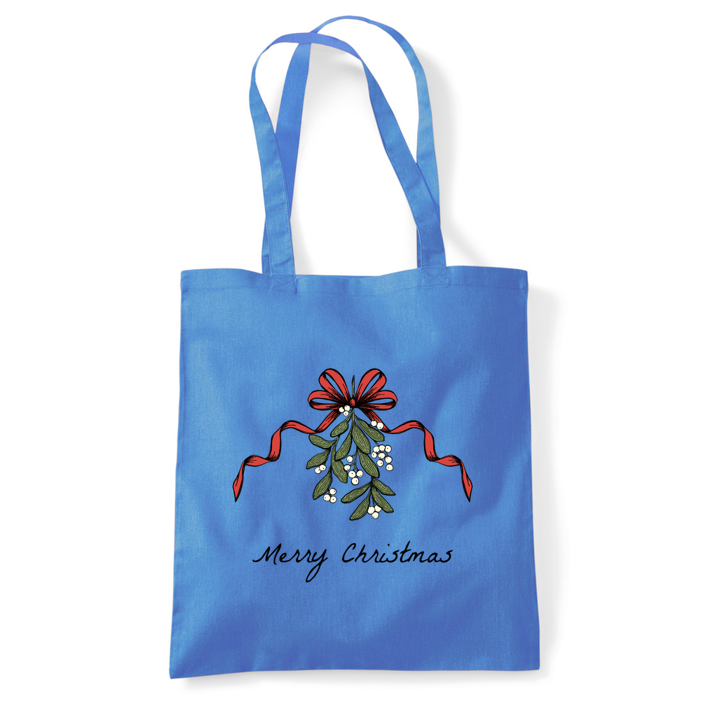 Merry Christmas Mistletoe Tote Bag - Image 14