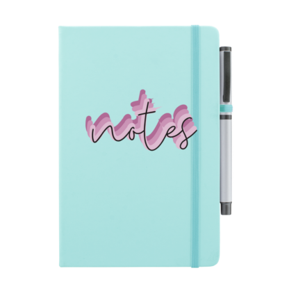 Notes Personalised Notebook with Pen - Image 13