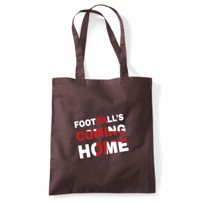 Football's Coming Home Coloured Cotton Tote Bag - Image 37