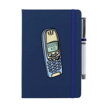 2000s Kid Phone Personalised Notebook with Pen - Image 8