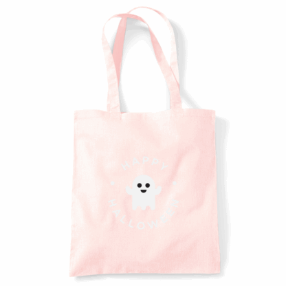 Happy Halloween Ghost Personalised Cotton Tote Bag - Image 27